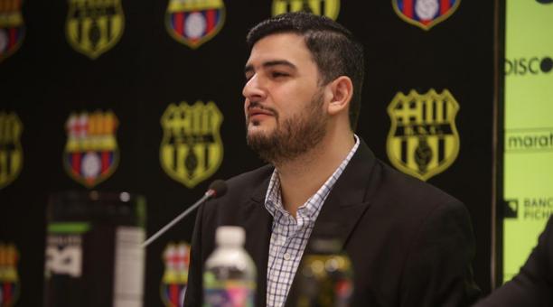 Aquiles Álvarez, vicepresidente de Barcelona SC. Foto: Bendito Fútbol